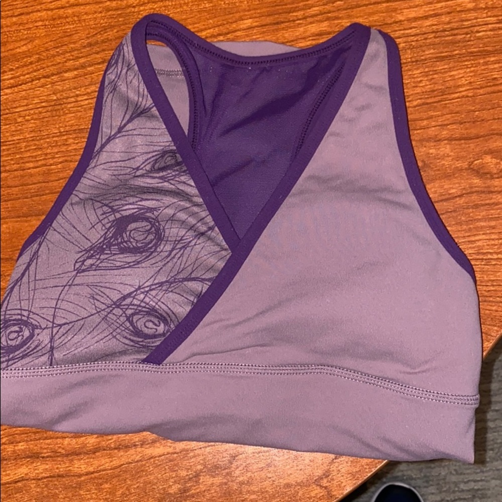 Lulu Lemon cross back workout shirt